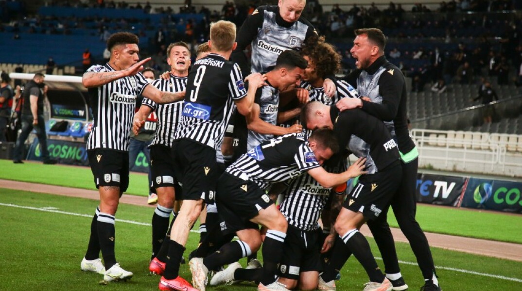 Ο ΠΑΟΚ πανηγύρισε τον τίτλο του Κυπέλλου Ελλάδος επικρατώντας του Ολυμπιακού με 2-1