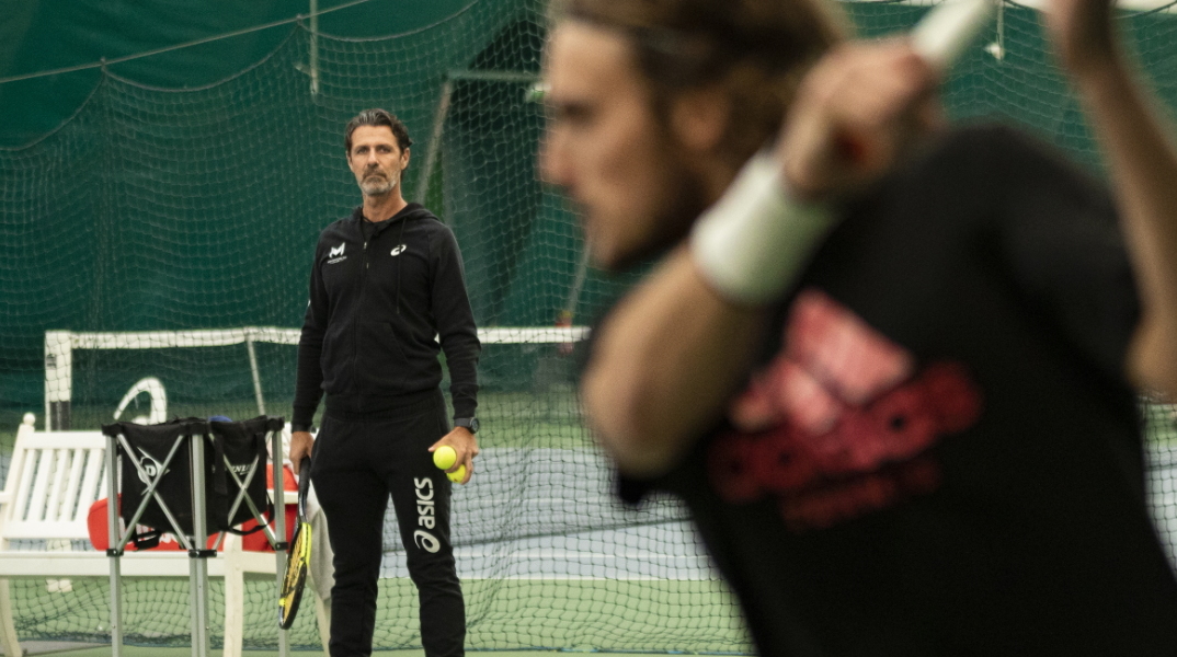 Στέφανος Τσιτσιπάς και Πατρίκ Μουράτογλου