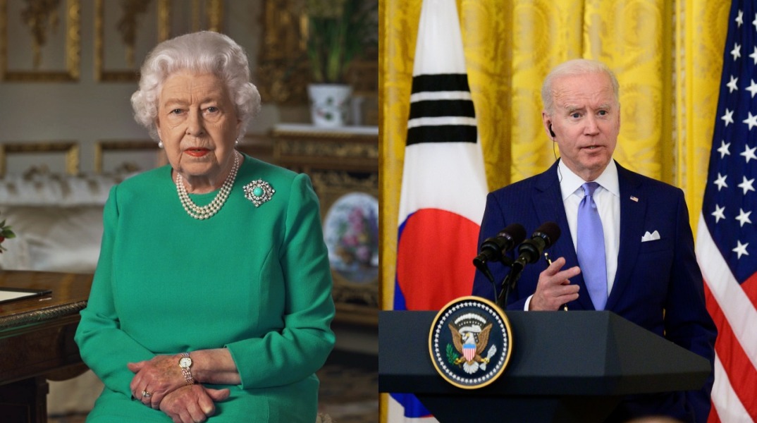 Βασίλισσα Ελισάβετ - Τζο Μπάιντεν