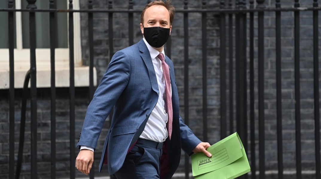 Ο υπουργός Υγείας, Ματ Χάνκοκ