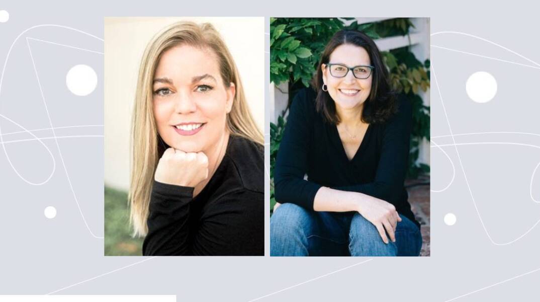 Οι συγγραφείς Samantha Downing και Julia Clark 