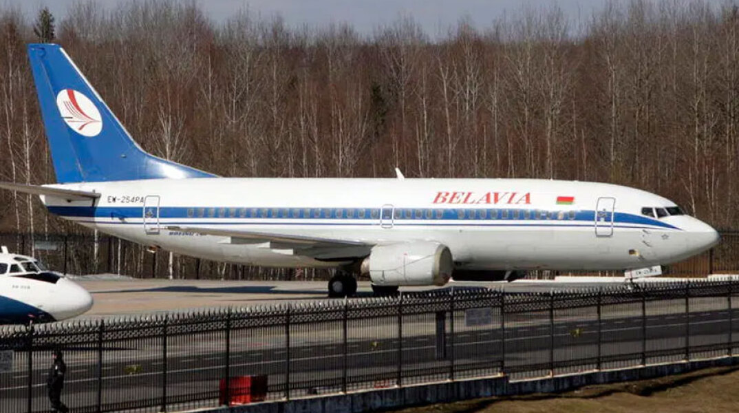 Αεροσκάφος της Belavia, του εθνικού αερομεταφορέα στη Λευκορωσία