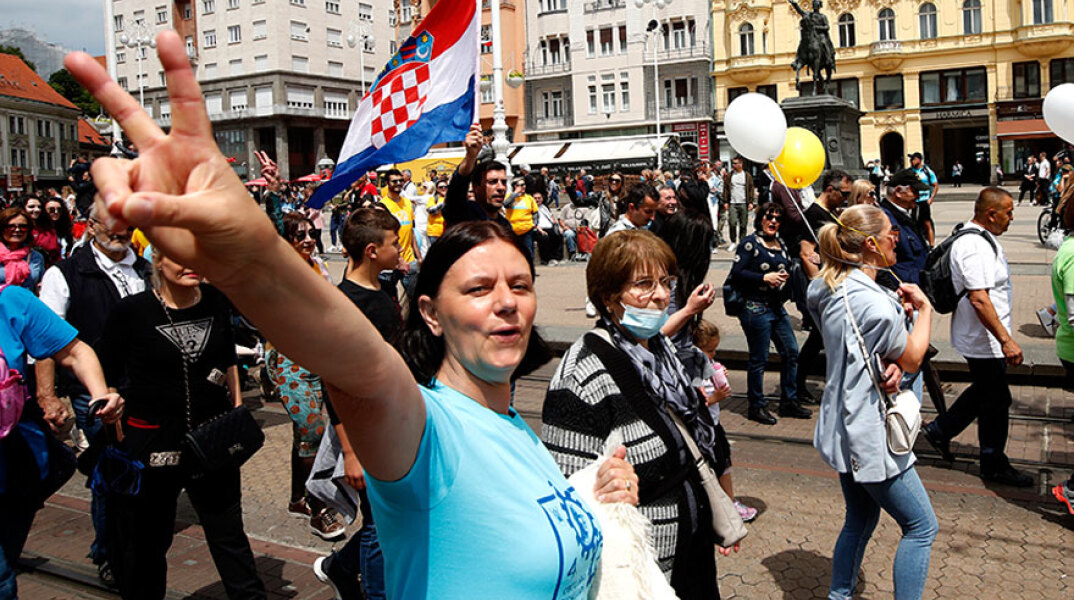Κροατία: Πολίτες διαδηλώνουν κατά της έκτρωσης στο Ζάγκρεμπ