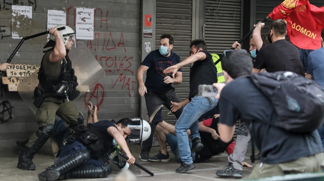 Επεισόδια στο υπουργείο Εργασίας