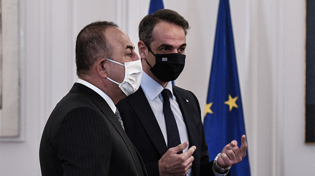 ΣΥΝΑΝΤΗΣΗ ΤΟΥ ΠΡΩΘΥΠΟΥΡΓΟΥ ΚΥΡ. ΜΗΤΣΟΤΑΚΗ ΜΕ ΤΟΝ ΥΠΕΞ ΤΗΣ ΤΟΥΡΚΙΑΣ Μ. ΤΣΑΒΟΥΣΟΓΛΟΥ 