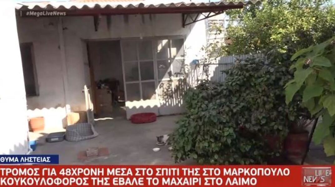 Κουκουλοφόρος εισέβαλε σε αυλή σπιτιού στο Μαρκόπουλο