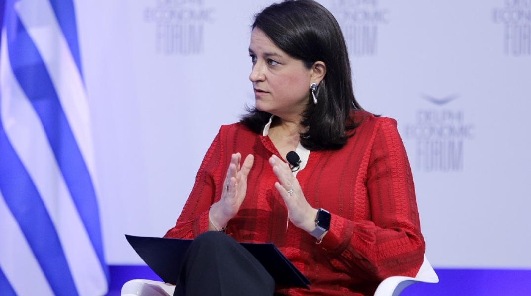 Η υπουργός Παιδείας, Νίκη Κεραμέως