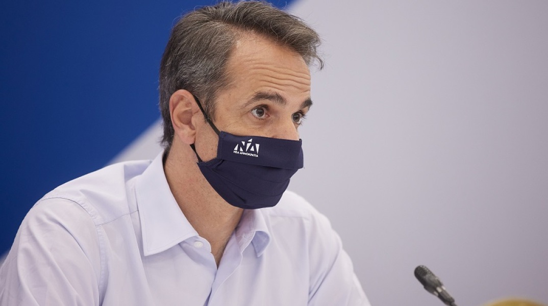 Ο πρωθυπουργός, Κυριάκος Μητσοτάκης, στη συνεδρίαση του Διαγραμματειακού Οργάνου της ΝΔ