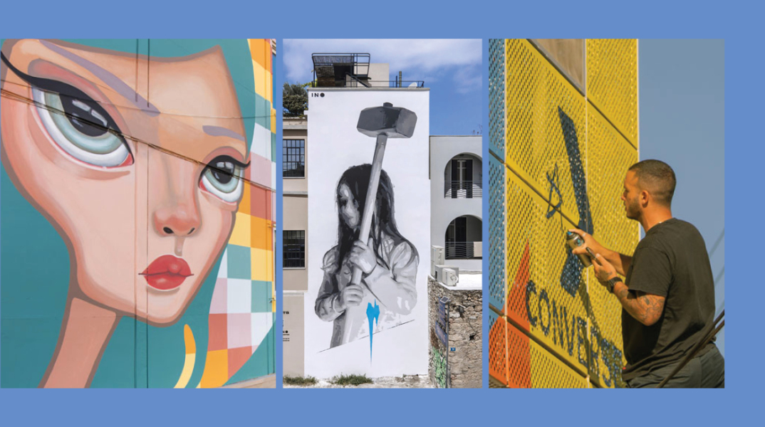 Converse - Τοιχογραφίες Αθήνα και Θεσσαλονίκη