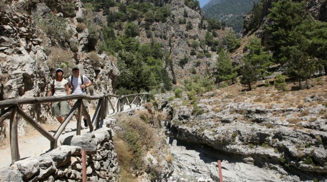 Το Φαράγγι της Σαμαριάς στα Χανιά©ΑΠΕ/ΣΤΕΦΑΝΟΣ ΡΑΠΑΝΗΣ