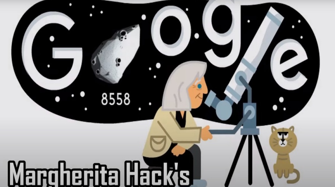 Η Margherita Hack στο σημερινό Google Doodle