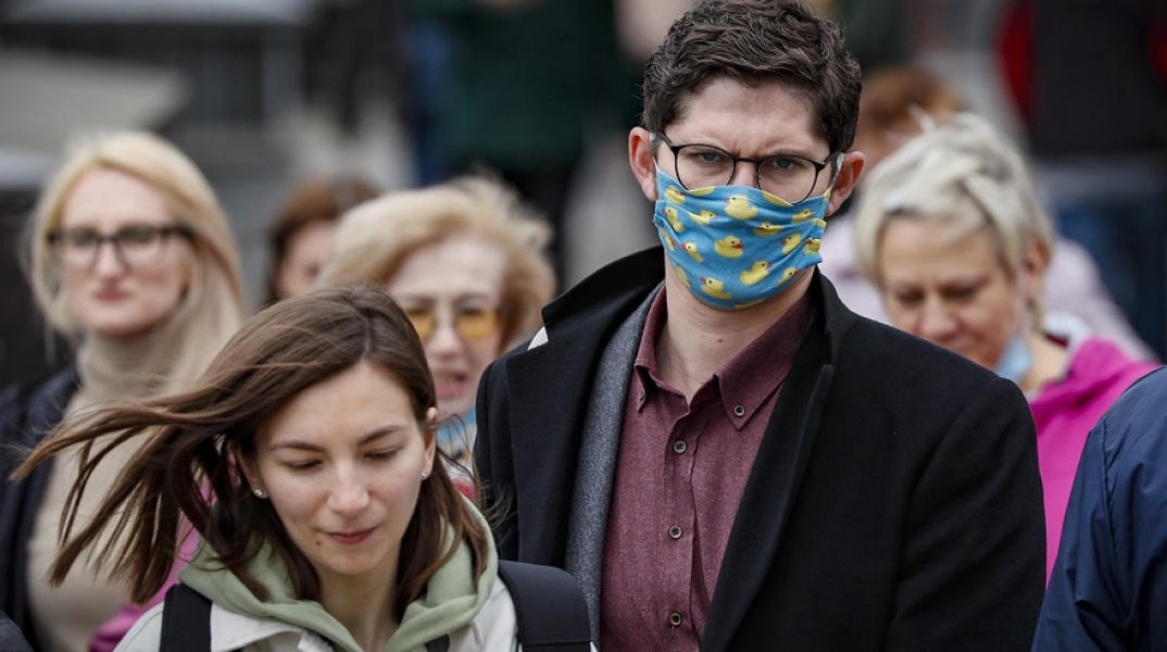 Πολίτες στους δρόμους της Μόσχας