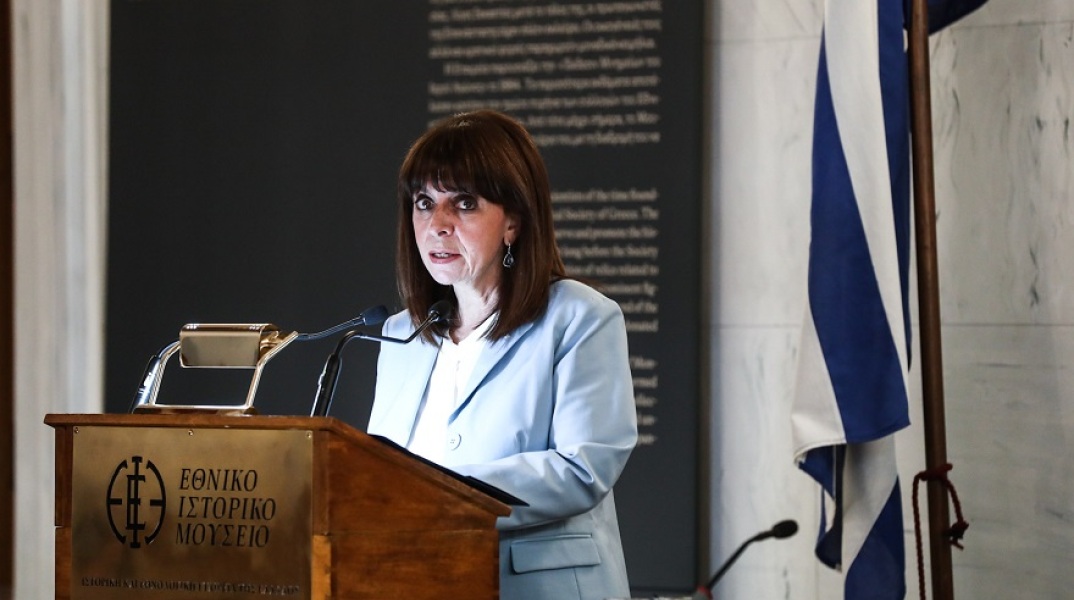 Η Πρόεδρος της Δημοκρατίας, Κατερίνα Σακελλαροπούλου