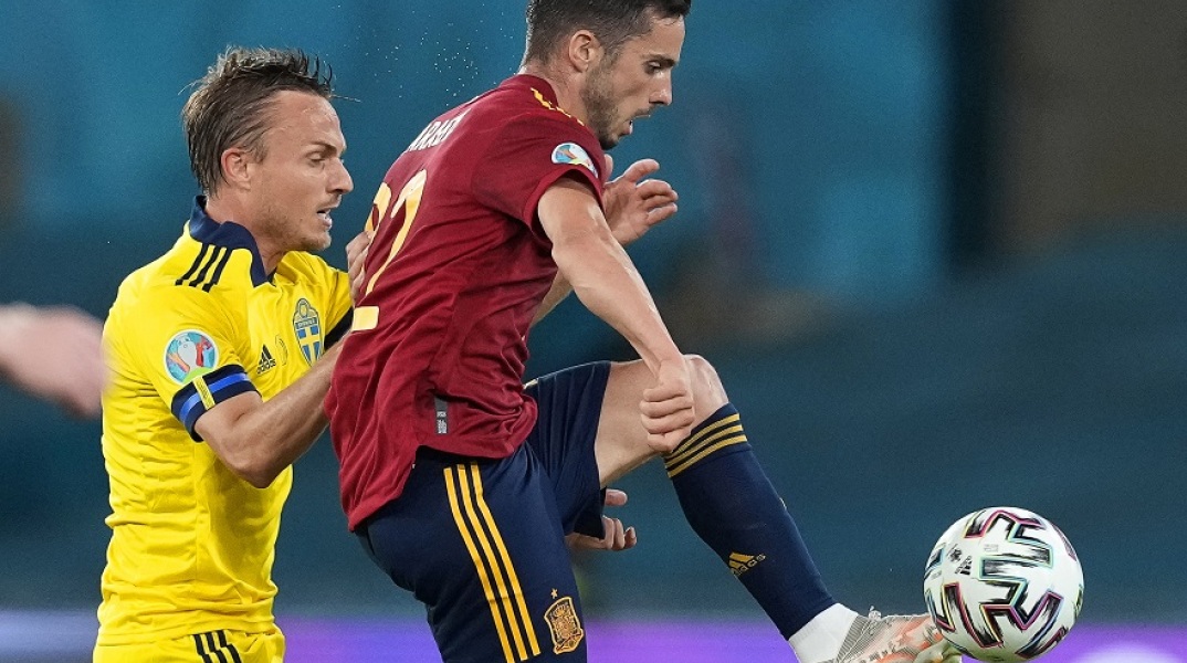 Euro 2020: Στιγμιότυπο από τον αγώνα Ισπανία - Σουηδία