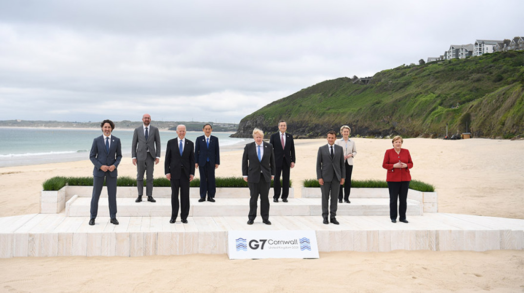 Φωτογραφία από τη Σύνοδο Κορυφής των G7 στην Κορνουάλη