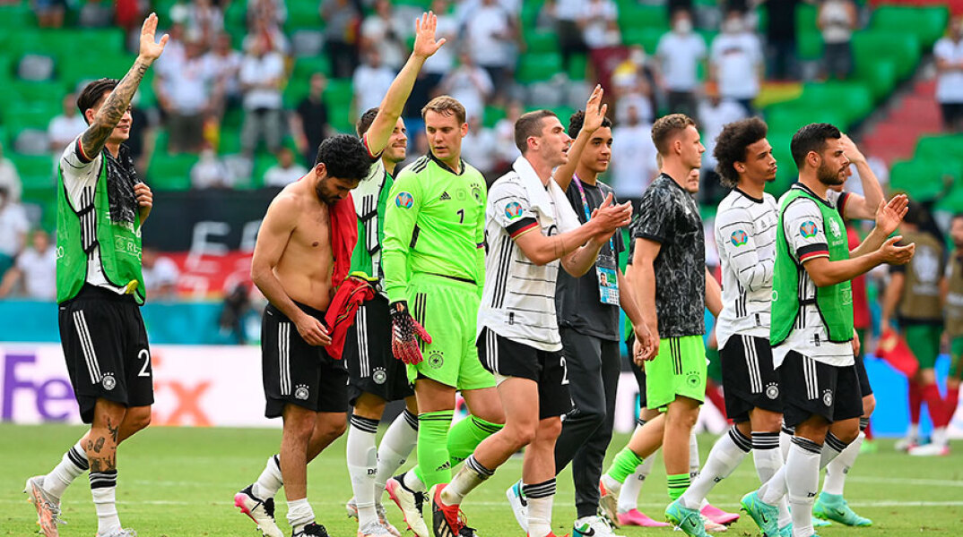 Η Γερμανία πανηγυρίζει τη νίκη κόντρα στην Πορτογαλία για τη 2η αγωνιστική του Euro 2020
