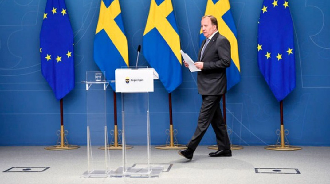 Ο πρωθυπουργός της Σουηδίας, Στέφαν Λεβέν