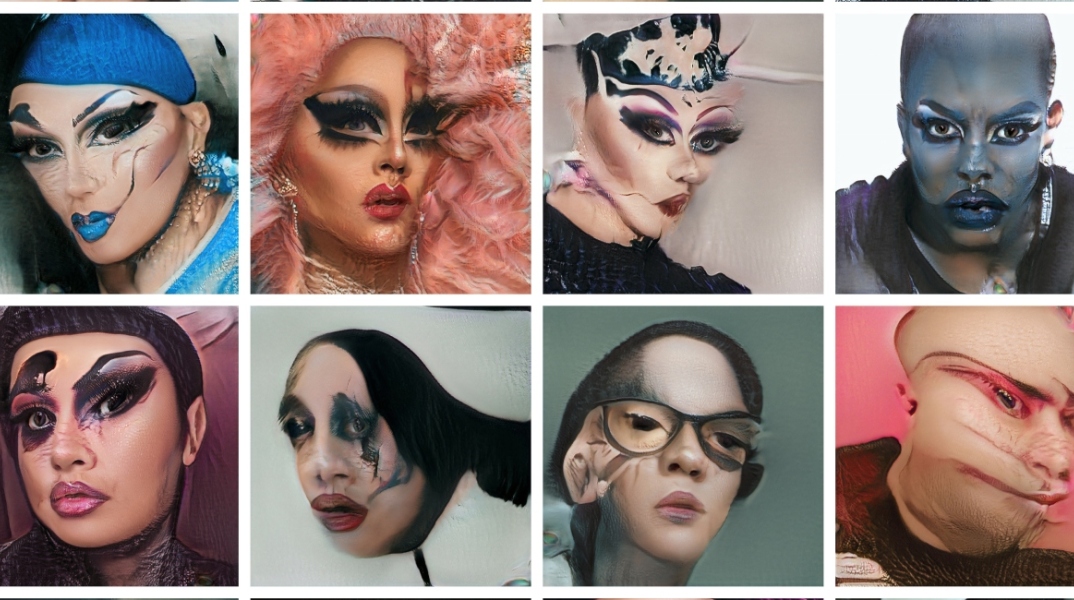 Έργο του Jake Elwes από την έκθεση You and AI της Στέγης του Ιδρύματος Ωνάση στο Πεδίον Άρεως