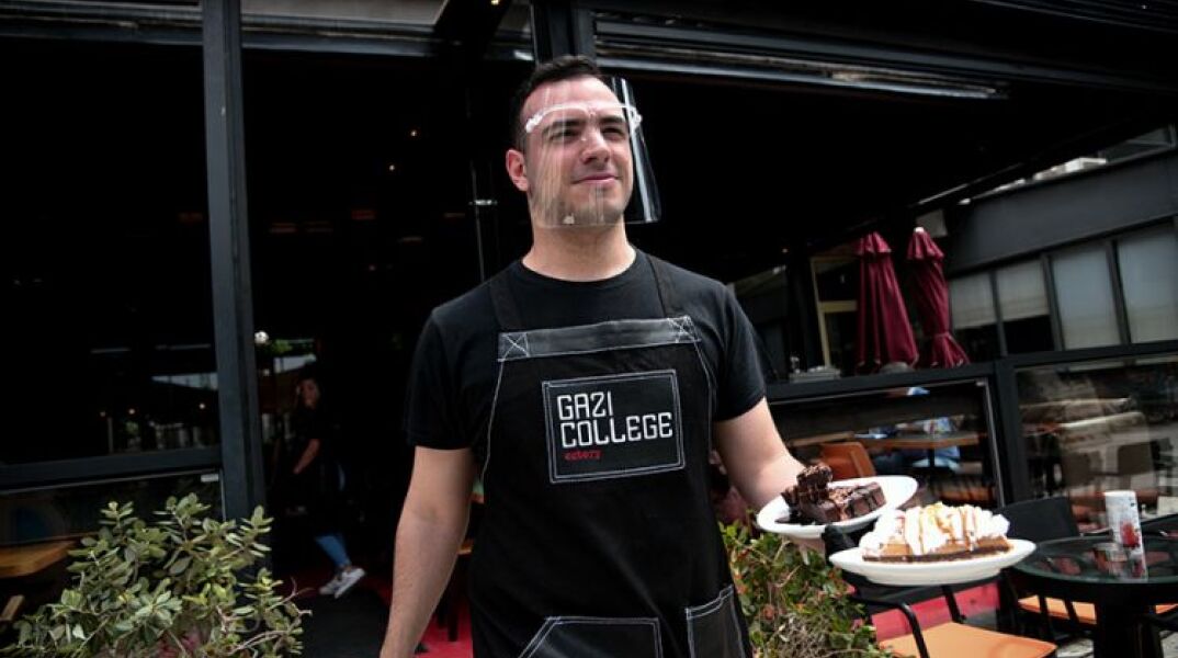 Κατάστημα εστίασης - Ασπίδα προσώπου 