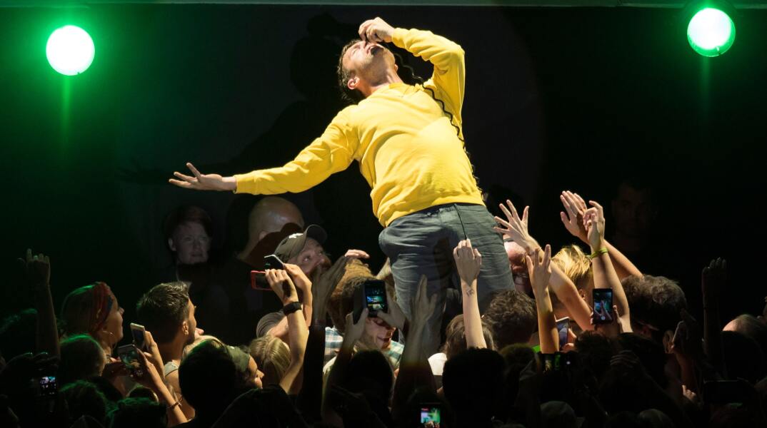 Ο Damon Albarn σε συναυλία των Gorillaz στο Paleo Festival, Νιόν, Ελβετία, 20 Ιουλίου 2018