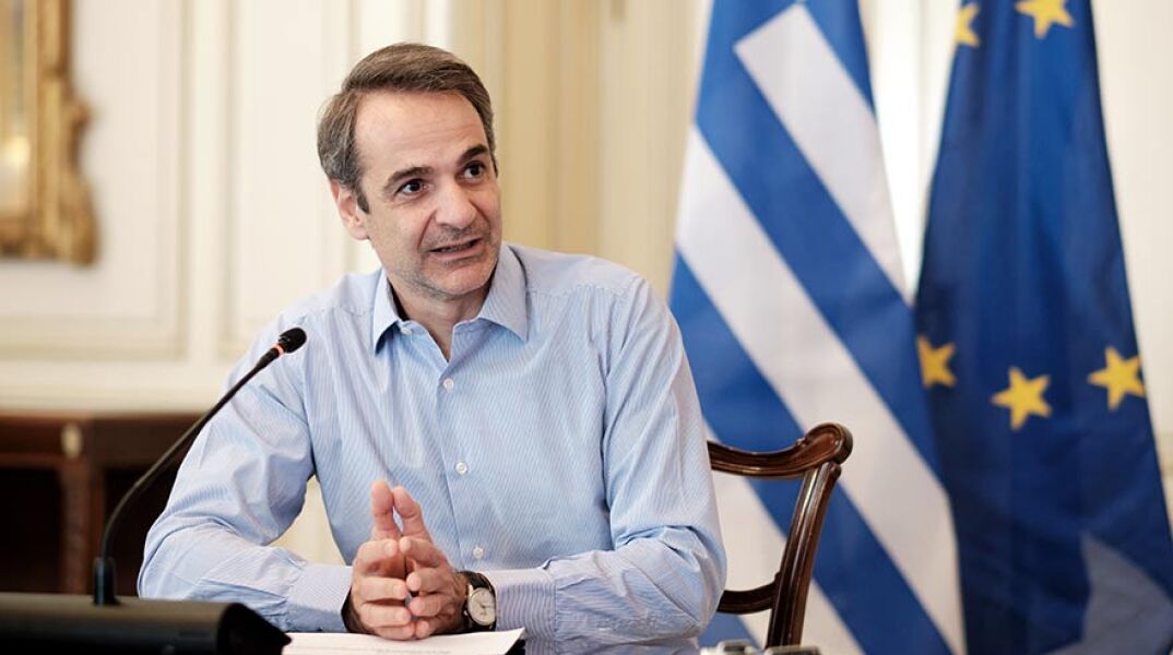 Ο Πρόεδρος της Νέας Δημοκρατίας και Πρωθυπουργός Κυριάκος Μητσοτάκης 