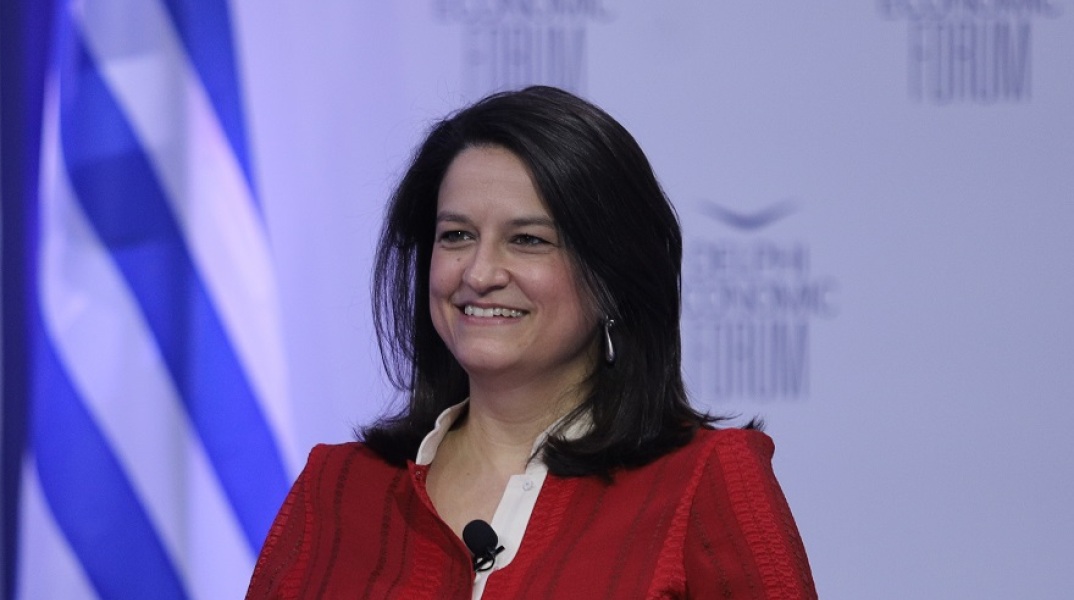 Η υπουργός Παιδείας, Νίκη Κεραμέως