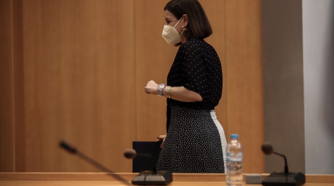 η κυβερνητική εκπρόσωπος Αριστοτελία Πελώνη © Eurokinissi / ΠΑΝΑΓΟΠΟΥΛΟΣ ΓΙΑΝΝΗΣ