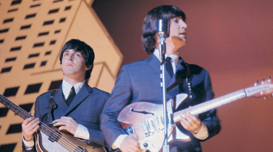 Paul McCartney και John Lennon σε συναυλία των Beatles στις ΗΠΑ, 25 Αυγούστου 1965