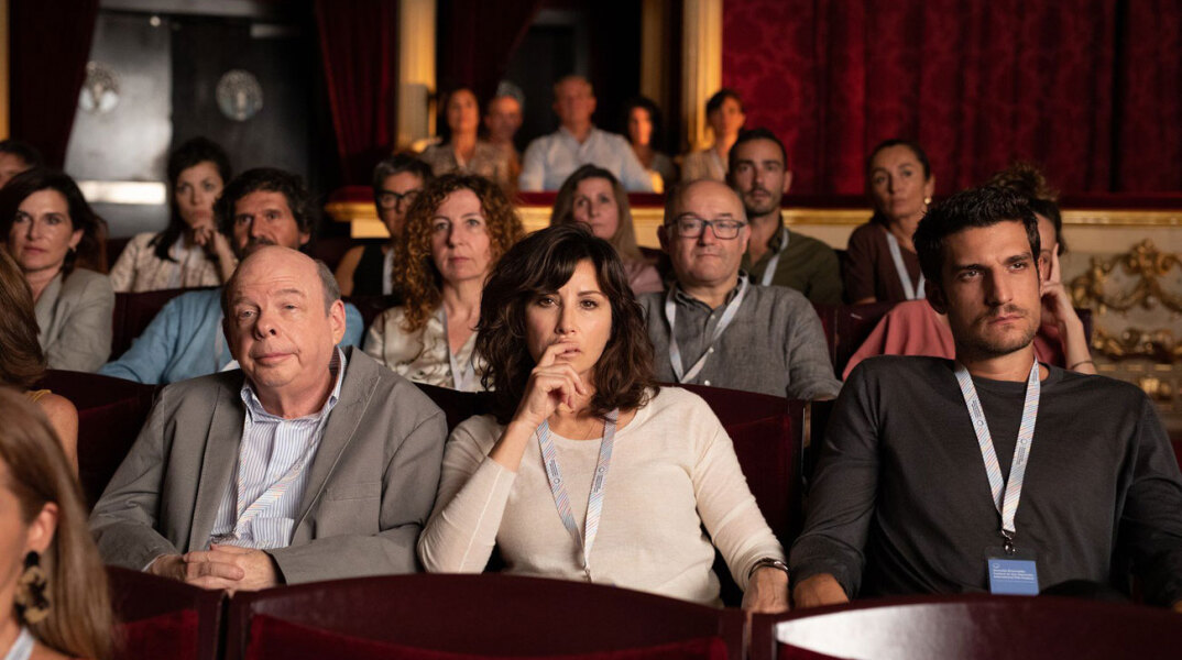 Οι Γουάλας Σον, Τζίνα Γκέρσον, Λουί Γκαρέ στην ταινία «Το Φεστιβάλ του Ρίφκιν»