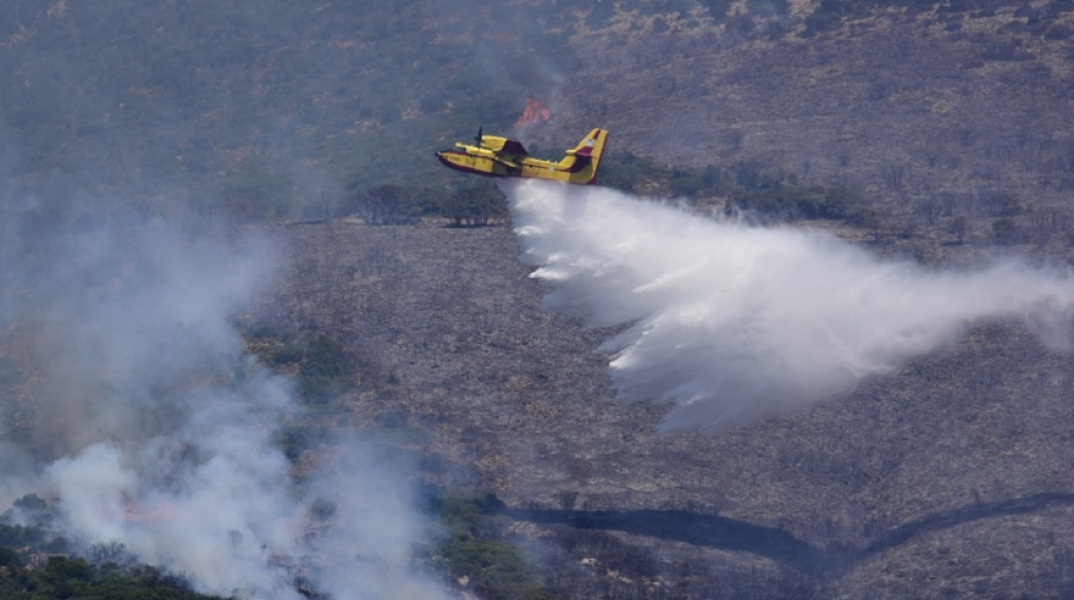 Μεγάλη φωτιά στη Χίο