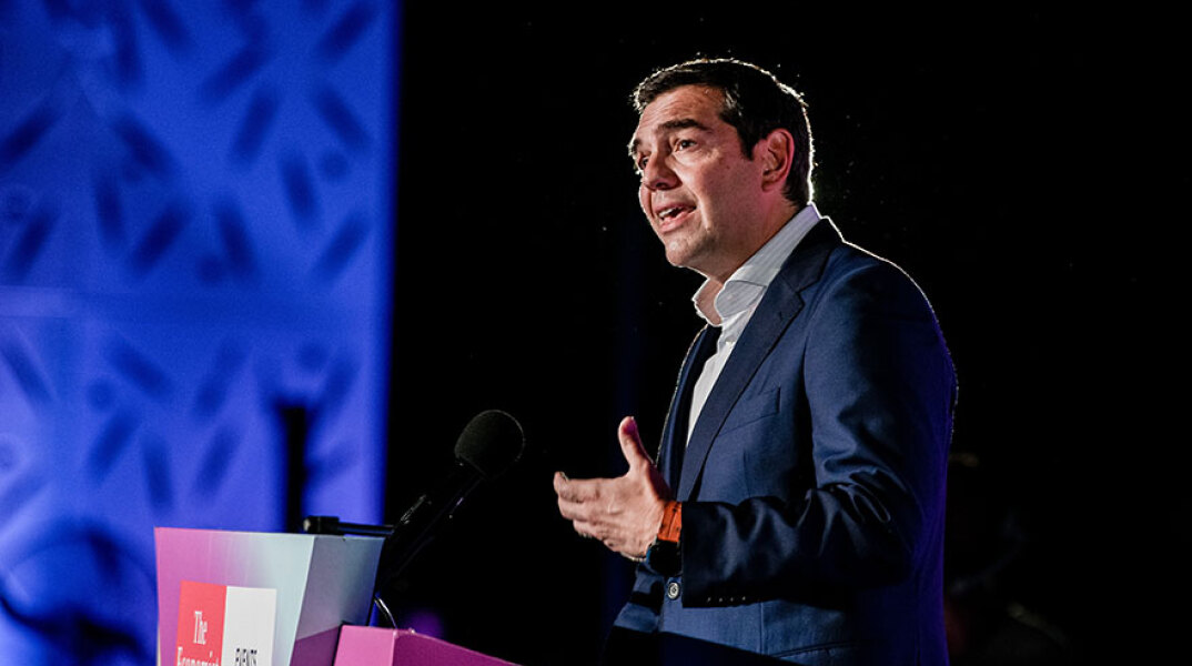 Ο Αλέξης Τσίπρας στην ομιλία του στο συνέδριο του «The Economist»