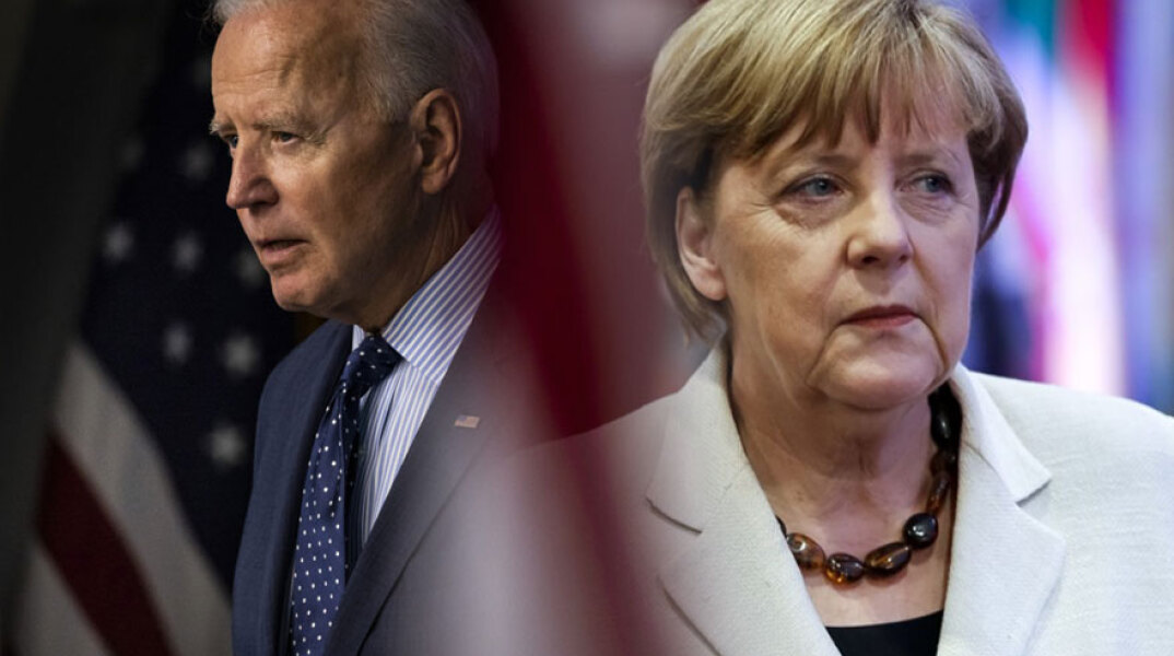 Τζο Μπάιντεν και Άνγκελα Μέρκελ - Οι δύο πολιτικοί ηγέτες έχουν συνάντηση την Πέμπτη 15 Ιουλίου 2021 στον Λευκό Οίκο