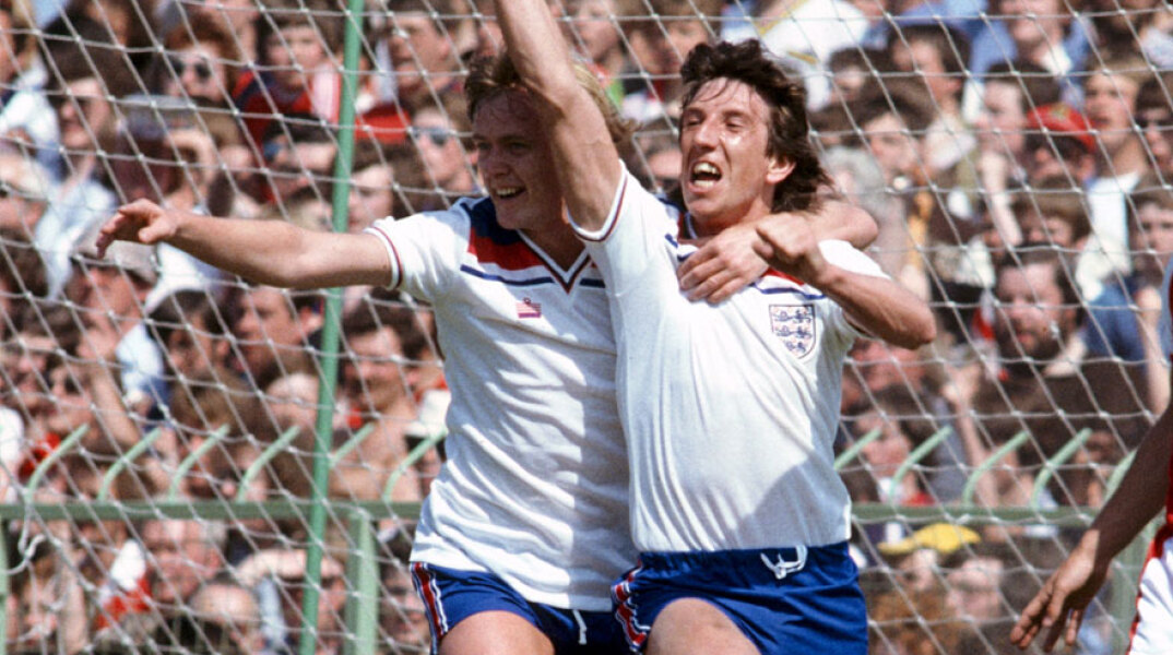 O Πολ Μάρινερ (Paul Mariner) πανηγυρίζει γκολ με την Εθνική Αγγλίας (ΦΩΤΟ ΑΡΧΕΙΟΥ)
