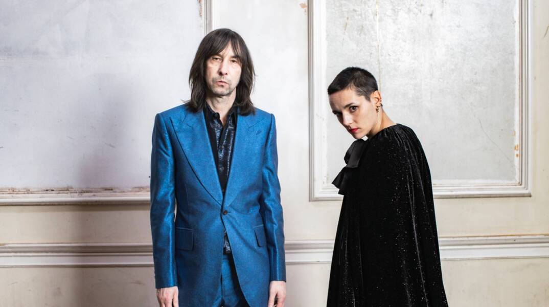 Bobby Gillespie and Jehnny Beth 