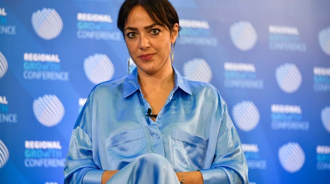 Η υφυπουργός Εργασίας και Κοινωνικών Υποθέσεων, Δόμνα Μιχαηλίδου