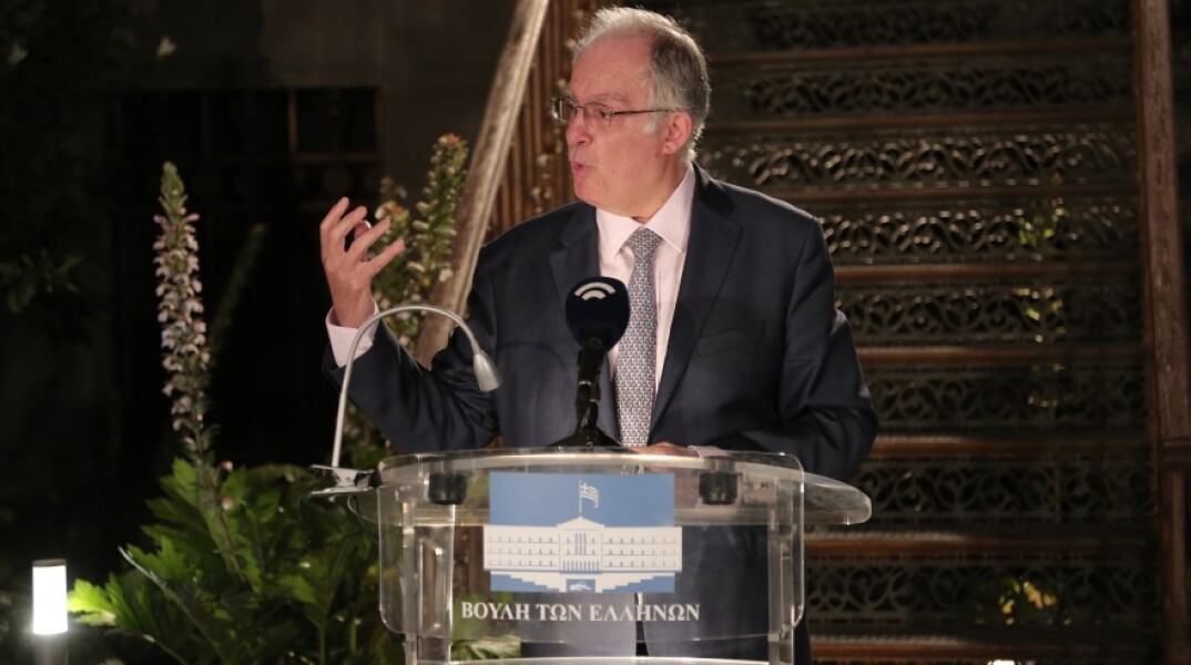 O πρόεδρος της Βουλής των Ελλήνων και πρόεδρος του Ιδρύματος της Βουλής των Ελλήνων για τον Κοινοβουλευτισμό και τη Δημοκρατία, Κωνσταντίνος Αν. Τασούλας © AΠΕ-ΜΠΕ