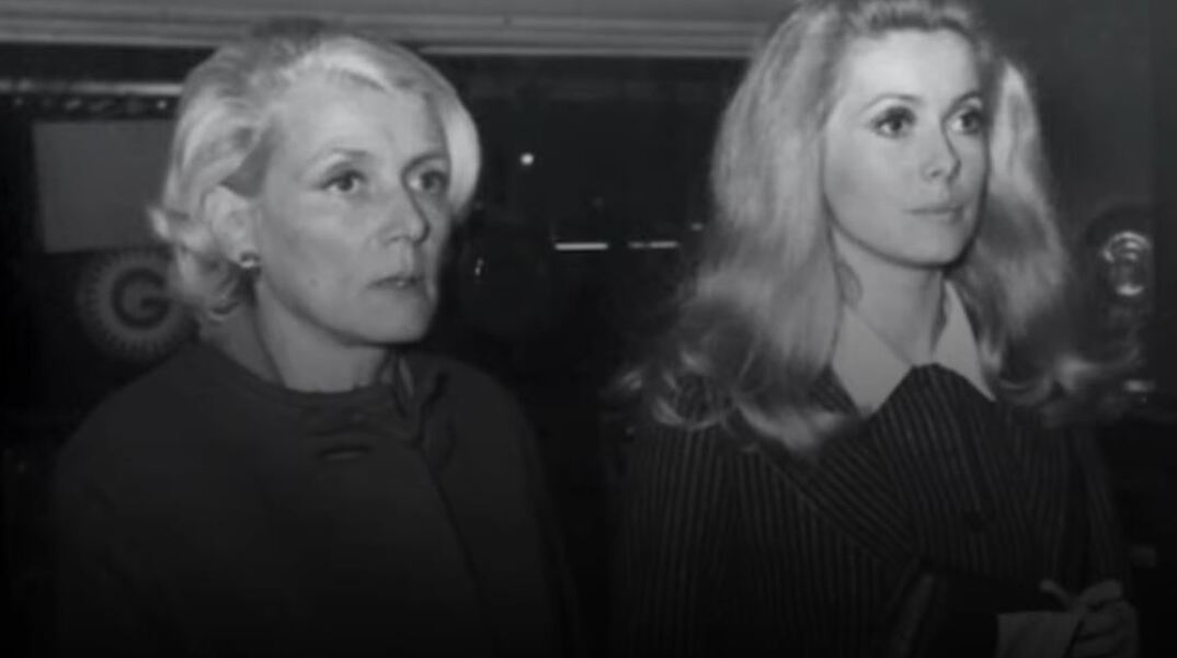 Η Ρενέ Ντορλεάκ με την κόρη της, Κατρίν  Ντενέβ