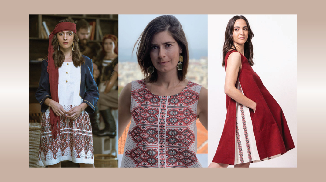 Palaiologue: Η σχεδιάστρια και ιδιοκτήτρια του brand, Βίκυ Χιουρέα, εμπνέεται από την ελληνική παράδοση και τις τοπικές φορεσιές για τις δημιουργίες της.