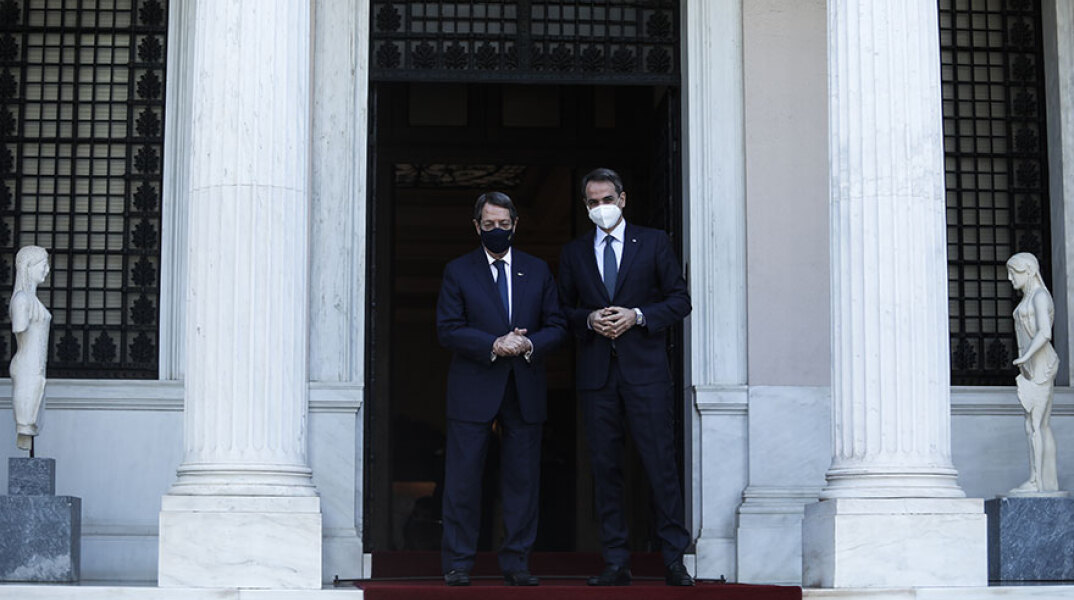 Νίκος Αναστασιάδης και Κυριάκος Μητσοτάκης