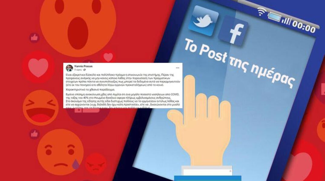 Το Post της ημέρας: Γιάννης Πρασσάς