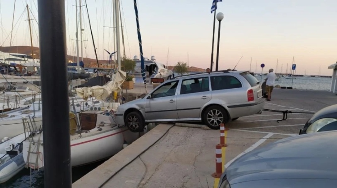 Σύρος: Αυτοκίνητο «τράκαρε» με ιστιοπλοϊκό