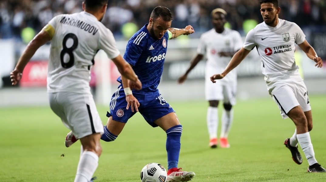 Ολυμπιακός - Νέφτσι: Στιγμιότυπο από τον αγώνα- πρόκριση για τους Πειραιώτες