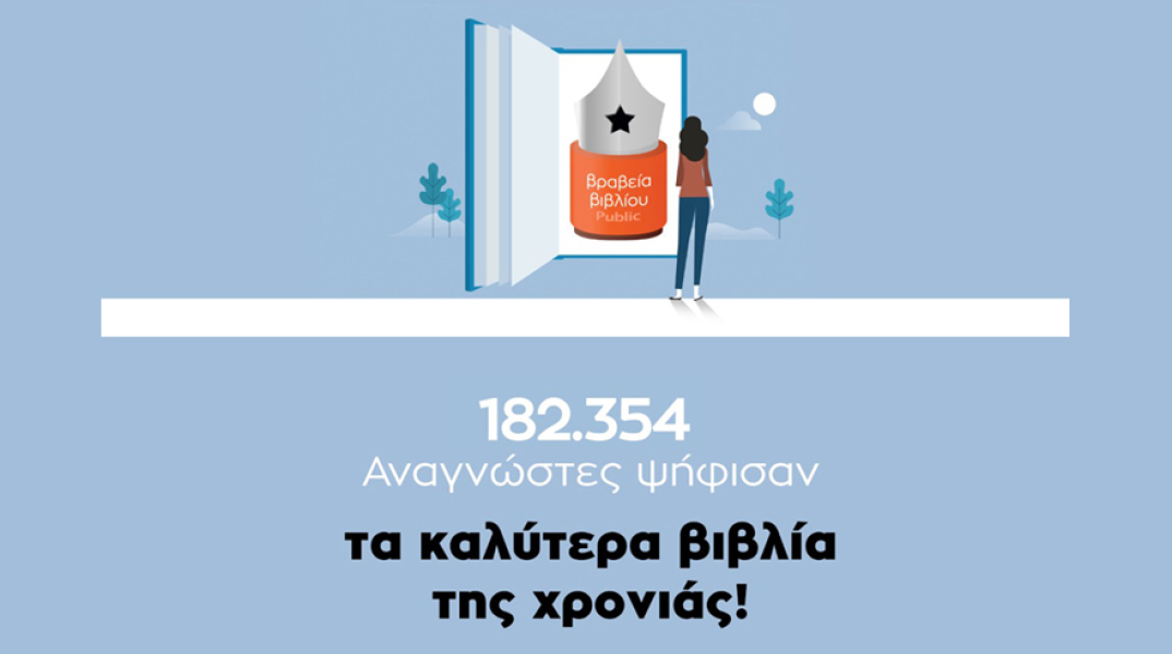 Βραβεία Βιβλίου Public 2021: Οι μεγάλοι νικητές