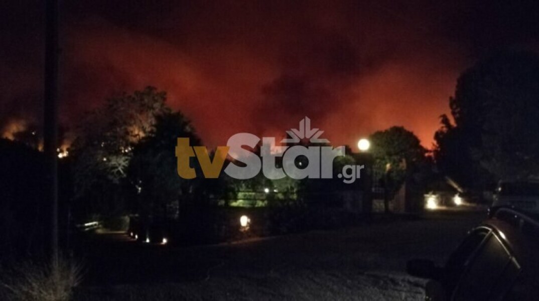 Φωτιά στην Εύβοια