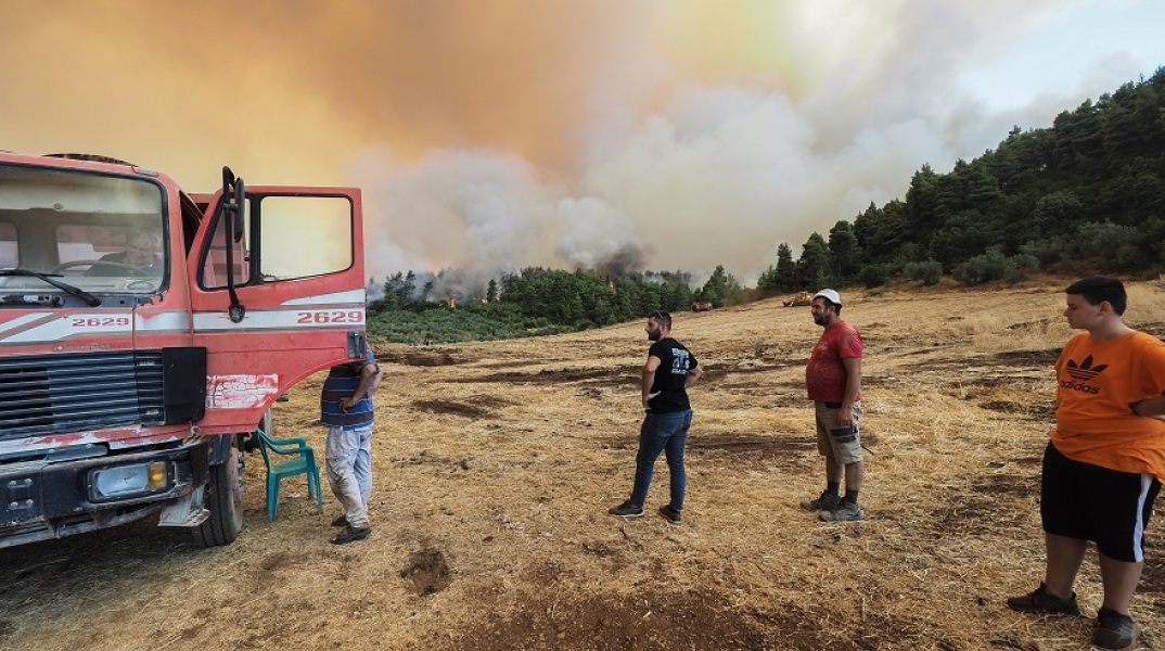 Φωτιά στην Εύβοια