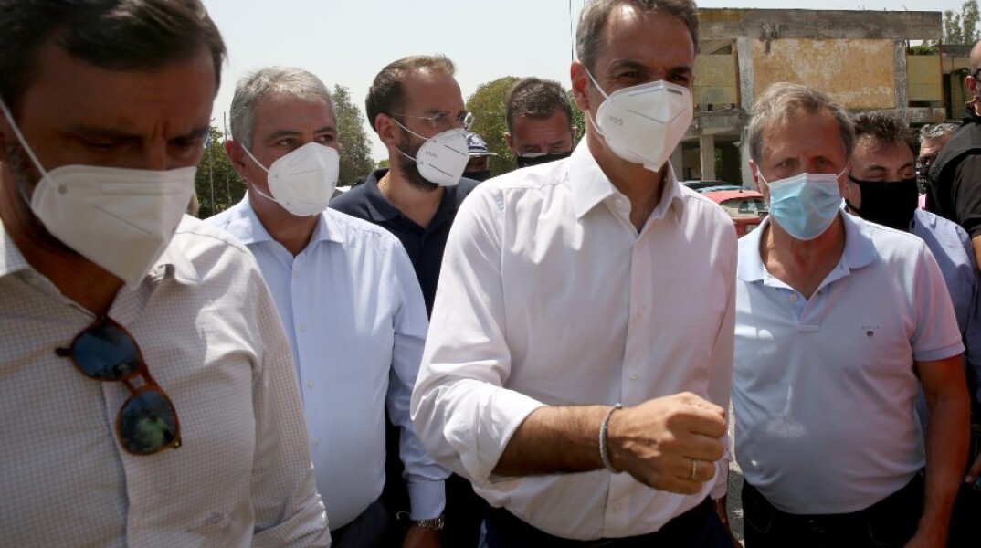 Ο Κυριάκος Μητσοτάκης στην Αρχαία Ολυμπία