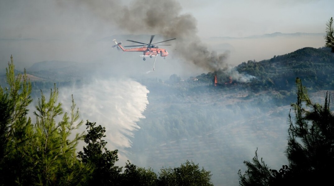 Φωτιά στην Αρχαία Ολυμπία