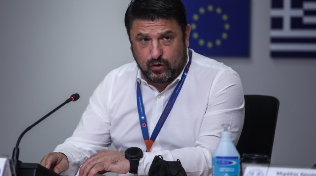 Ο υφυπουργός Πολιτικής Προστασίας και Διαχείρισης Κρίσεων Νίκος Χαρδαλιάς © EUROKINISSI 