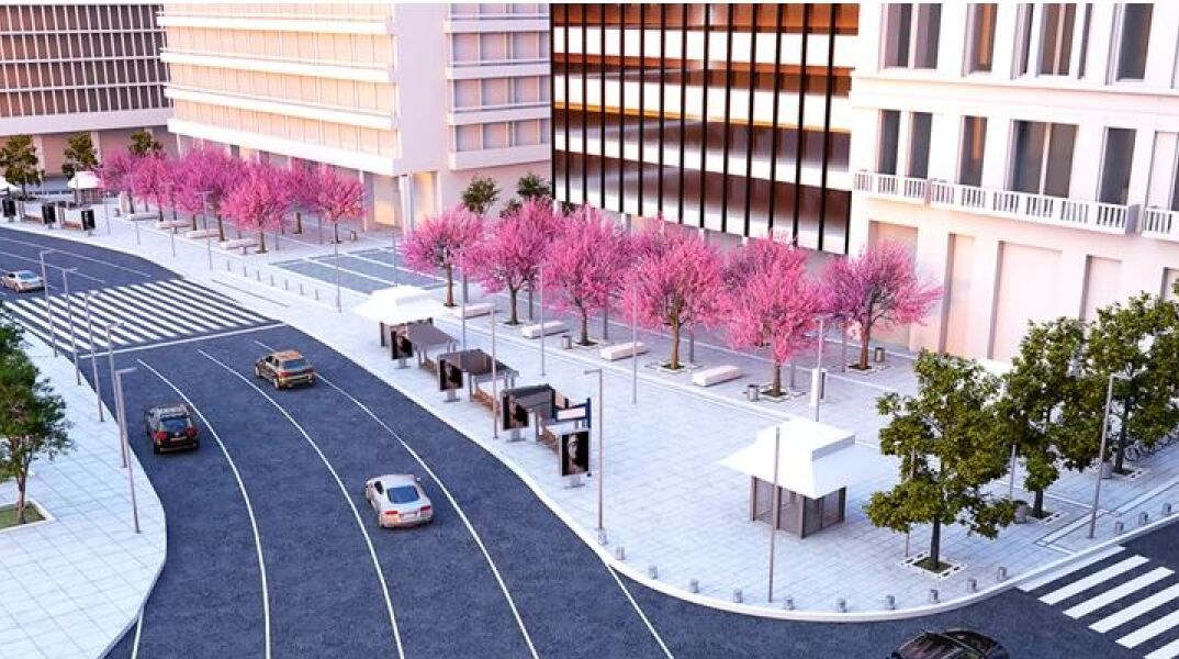 Μακέτα για την ανάπλαση της κάτω πλατείας Συντάγματος