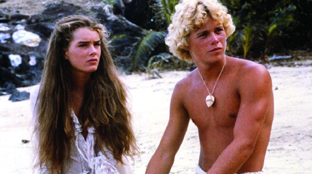 H Μπρουκ Σιλντς και ο Κρίστοφερ Άτκινς στην ταινία «Γαλάζια Λίμνη».